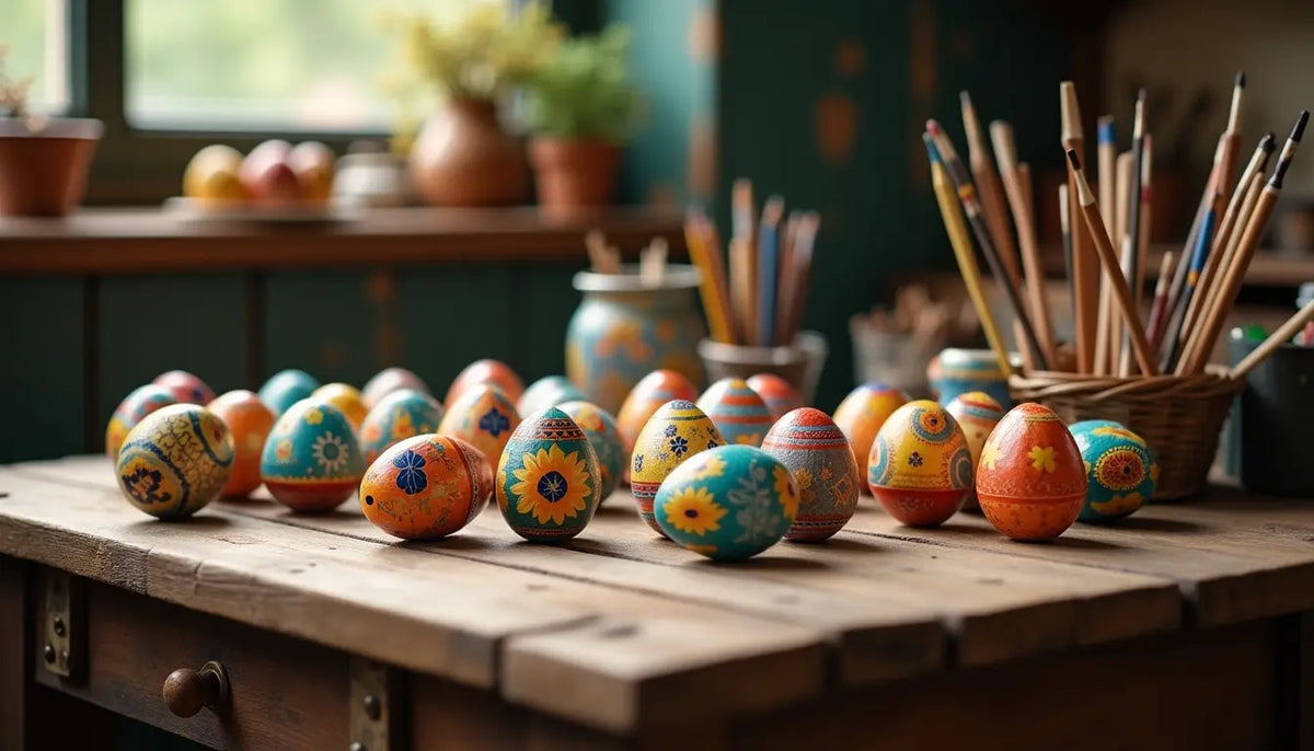 How to Paint Wooden Eggs Scanica US