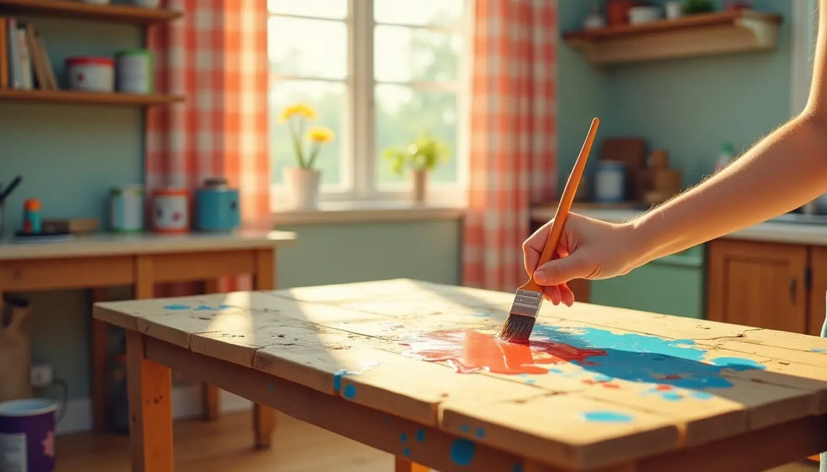 How to Paint a Wooden Kitchen Table Scanica US