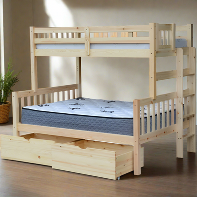 Bunk Bed End Ladder Twin over Full Natural