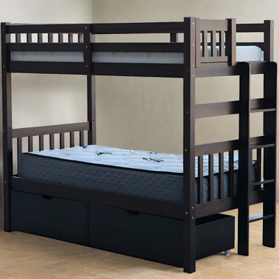 Bunk Bed End Ladder Twin over Twin Espresso