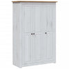 vidaXL Wardrobe Bedroom Clothes Storage Organizer Closet Pine Panama Range-9