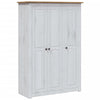vidaXL Wardrobe Bedroom Clothes Storage Organizer Closet Pine Panama Range-17