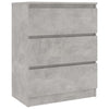 vidaXL Sideboard Cabinet with Drawers Storage Side Cabinet Engineered Wood-5