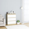 vidaXL Sideboard Cabinet with Drawers Storage Side Cabinet Engineered Wood-3