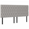 vidaXL Box Spring Bed with Mattress Light Gray 72