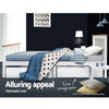 Artiss Single Wooden Bed Frame Bedroom Furniture Kids-5