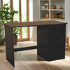 Solid Wood Soft Close Drawers Desk Espresso