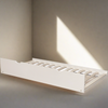Twin Solid Wood Trundle Bed White