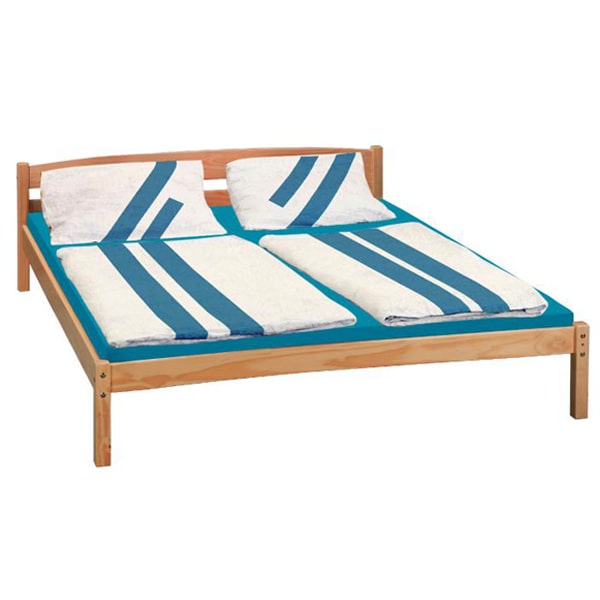Queen Size Bed | Wooden Bed Frame Natural | Platform Bed – Scanica US
