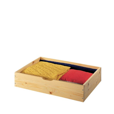 Solid Wood Under Bed Boxes on Casters Drawers